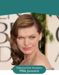 Mila Jovovich hair transplant