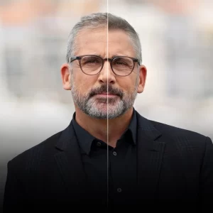 Steve Carell hair transplant simulation