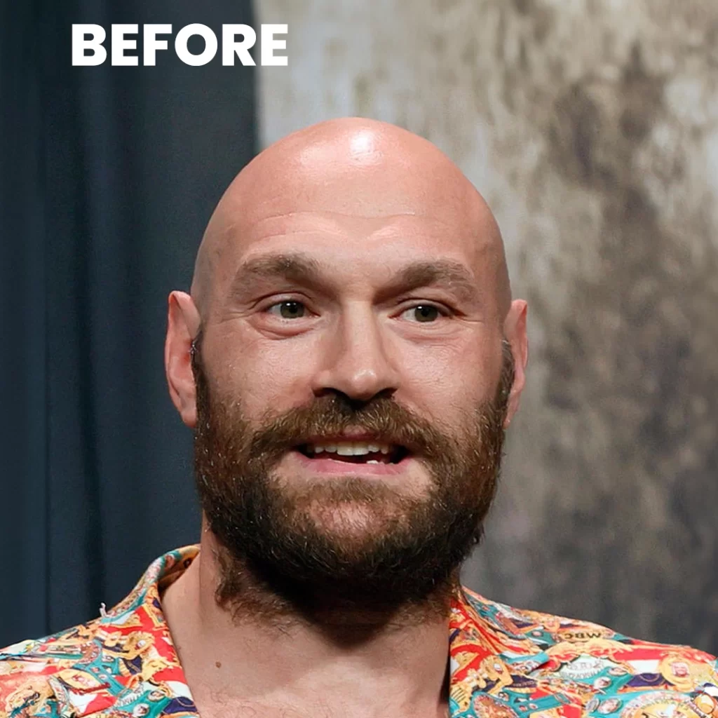 Tyson Fury Amazing Hair Simulation Result